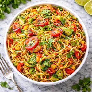 Leckerer Kalifornischer Spaghetti-Salat Rezept für den Sommer 3 Leckerer Kalifornischer Spaghetti-Salat Rezept für den Sommer