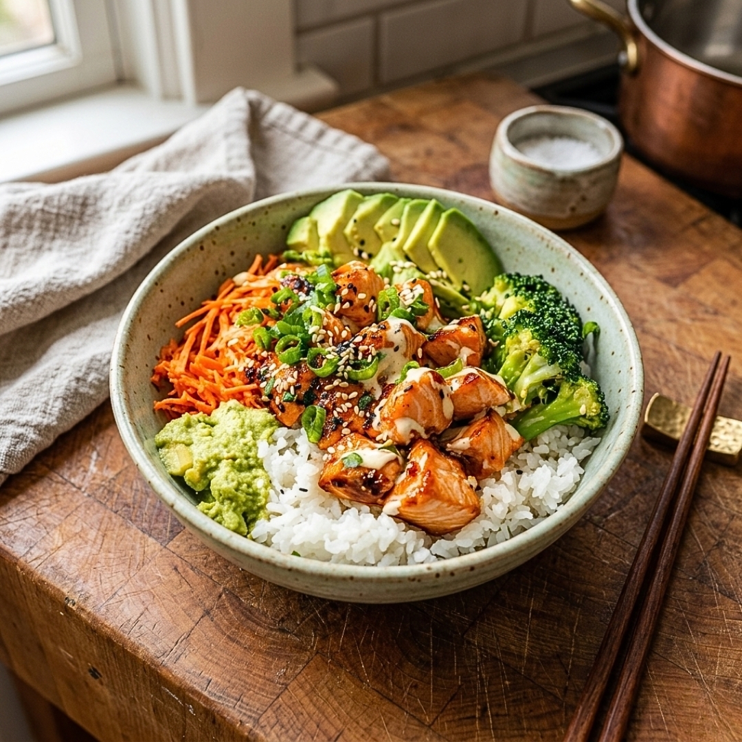 Knusprige Lachs Bowls Reis für einen unvergesslichen Genuss 3 Knusprige Lachs Bowls Reis für einen unvergesslichen Genuss
