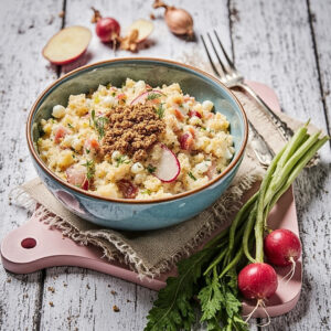 Frischer Apfel-Radieschen-Salat für schnelle Genussmomente 2 Frischer Apfel-Radieschen-Salat für schnelle Genussmomente