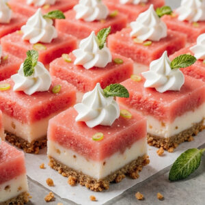 Wassermelonen Traum Quadrate Rezept – Erfrischend und Einfach 2 Wassermelonen Traum Quadrate Rezept – Erfrischend und Einfach