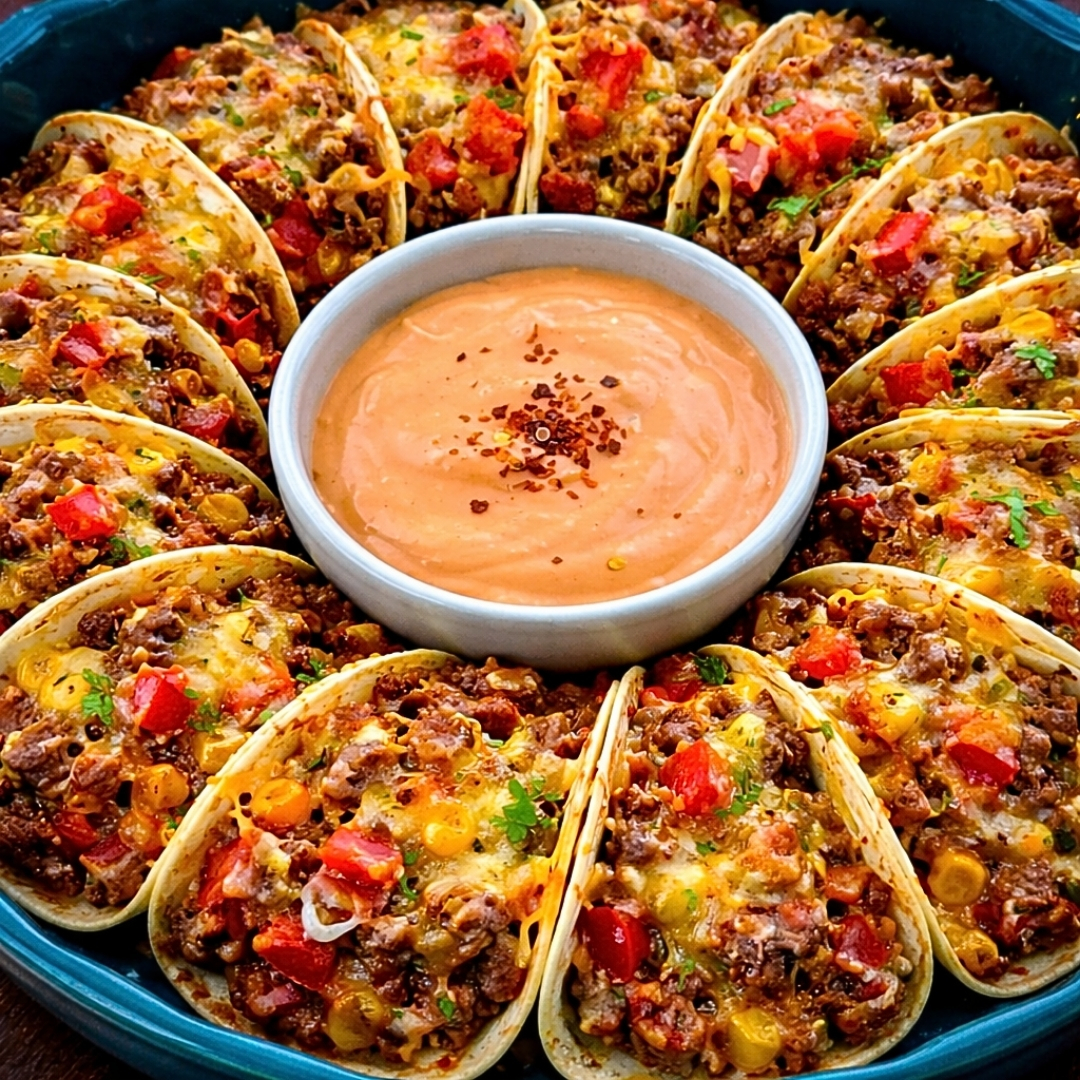 Mini-Tacos mit würzigem Hackfleischfüllung – Party-Snack Hit 3 Mini-Tacos mit würzigem Hackfleischfüllung – Party-Snack Hit
