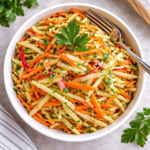 Kohlrabi-Karotten-Apfel-Salat – Einfach, frisch und gesund 2 Kohlrabi-Karotten-Apfel-Salat – Einfach, frisch und gesund