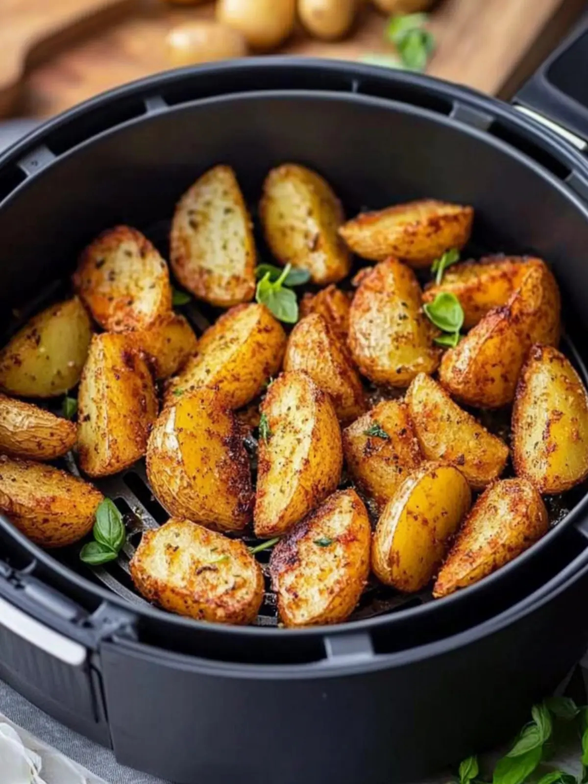 Krosse Kartoffelspalten aus dem Airfryer für jeden Tag! 5 Kartoffelspalten aus dem Airfryer