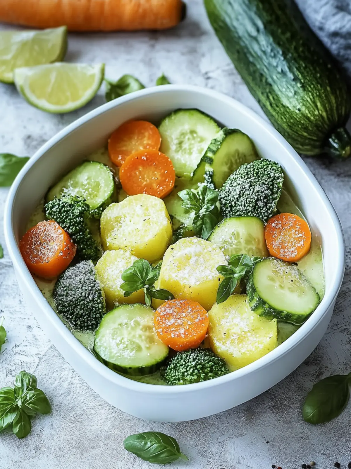 Cremiger Gemüseauflauf: Der perfekte Trost für die Familie 4 Cremiger Gemüseauflauf