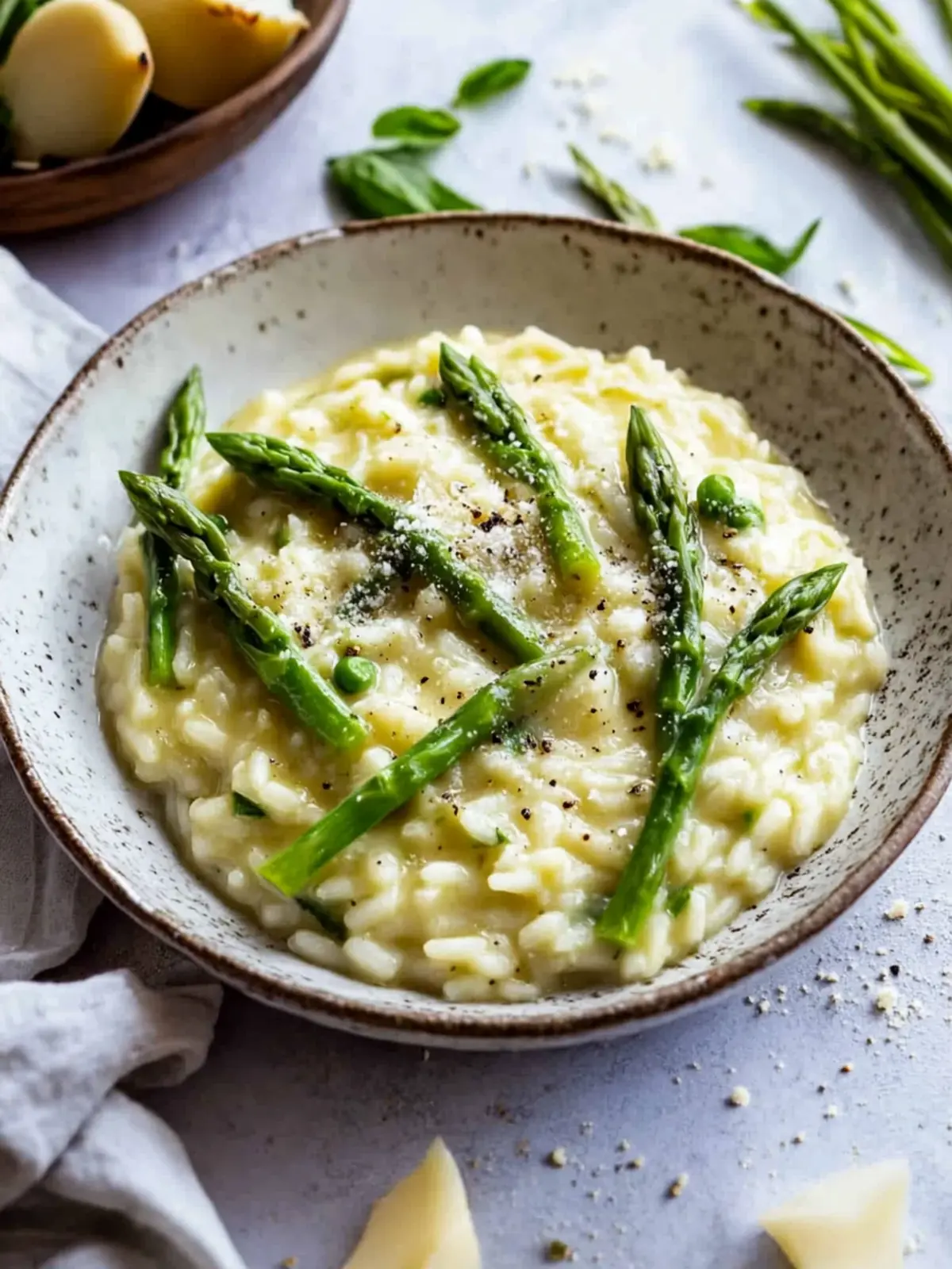 Trauriges cremiges Spargelrisotto Rezept für glückliche Momente 2 Trauriges cremiges Spargelrisotto Rezept