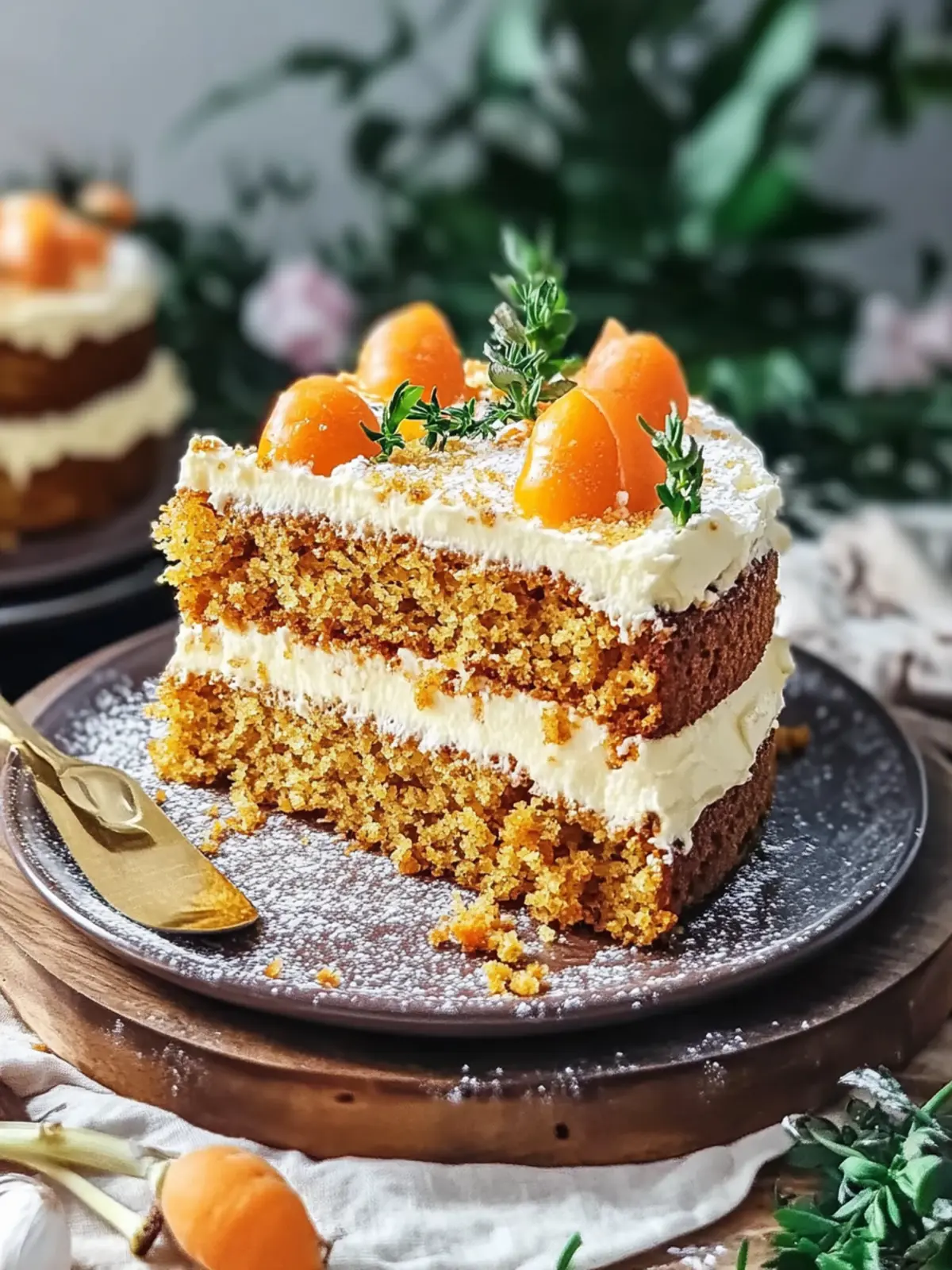 Saftiger Karottenkuchen mit Mascarpone – Ein Ostertraum 4 Juicy carrot cake with mascarpone
