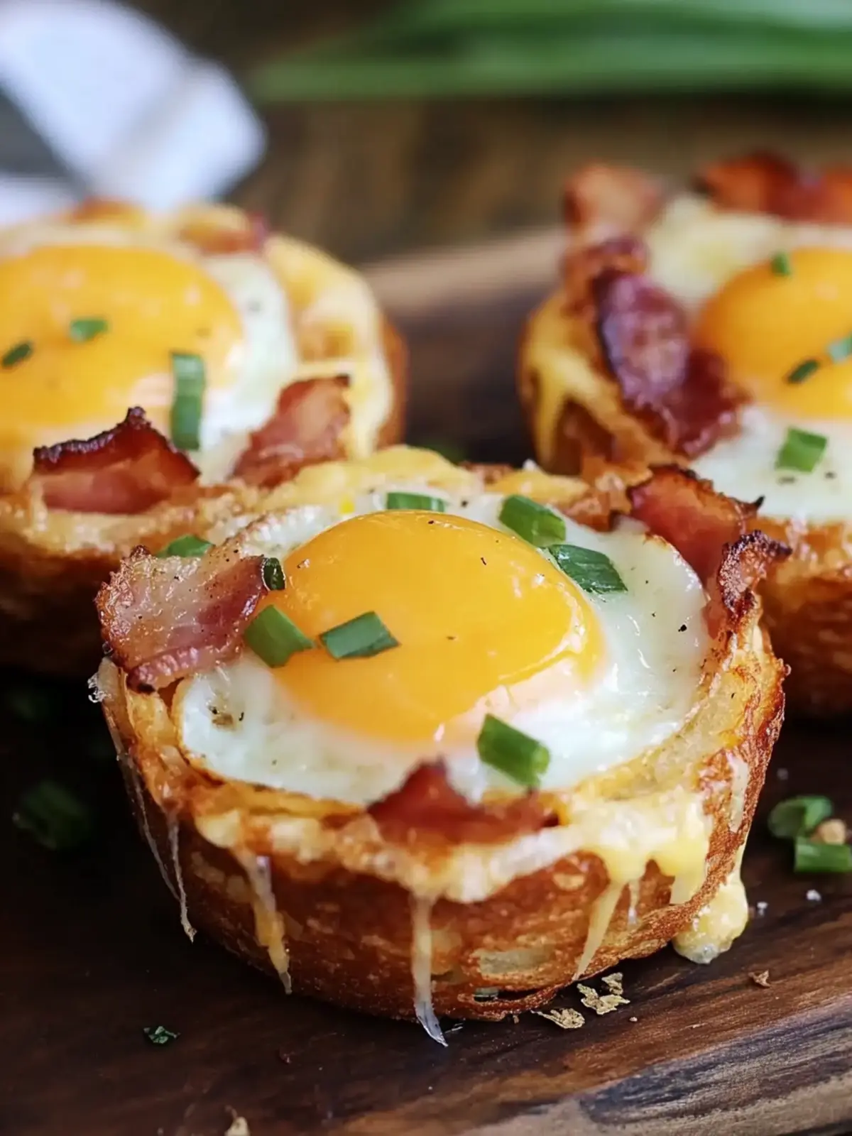 Toastmuffins mit Speck, Ei und Käse – Herzhaft und einfach lecker 2 Toastmuffins mit Speck, Ei und Käse