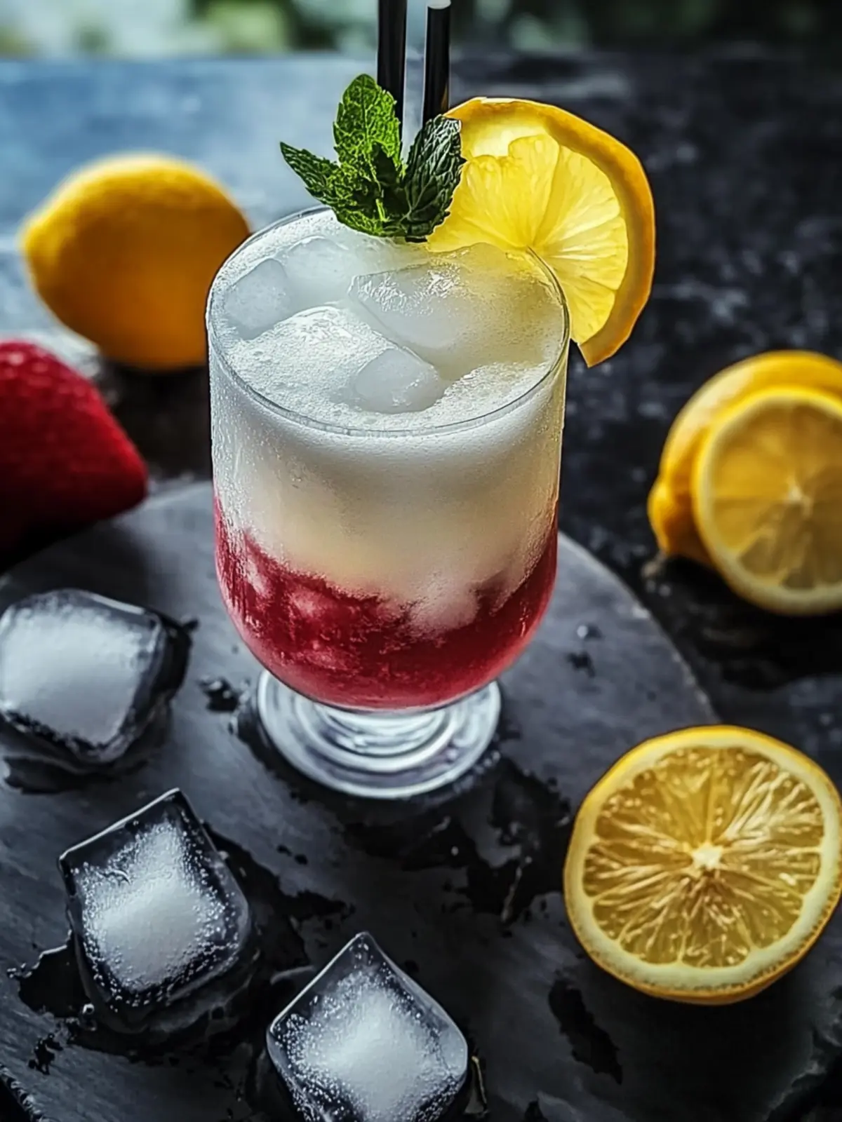 Erfrischendes Lavafluss Getränk: Tropischer Genuss für Zuhause 4 Lavafluss Getränk