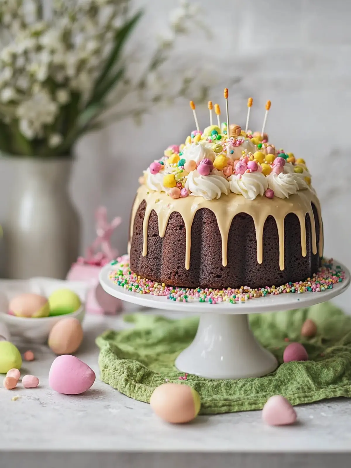 Oster Piñata-Kuchen: Ein süßer Überraschungstraum 4 Oster Piñata-Kuchen