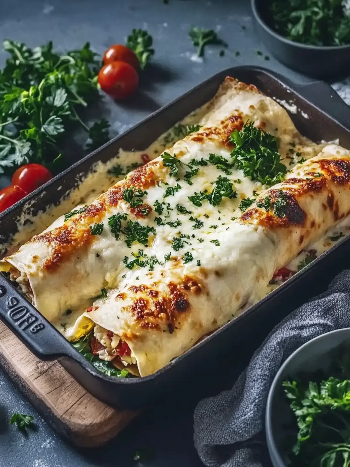 Schnelle Ofenwraps mit Käse für fröhliche Familienabende 2 Schnelle Ofenwraps mit Käse
