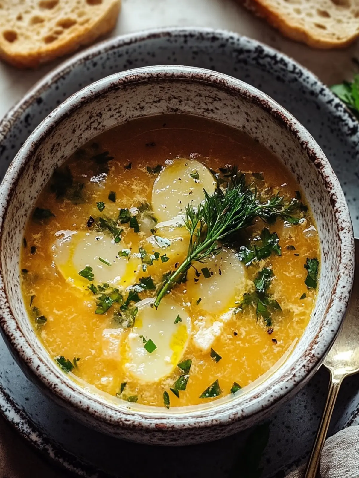 Herzhaftes Knoblauchsuppe Rezept für gemütliche Abende 4 Herzafte Knoblauchsuppe Rezept