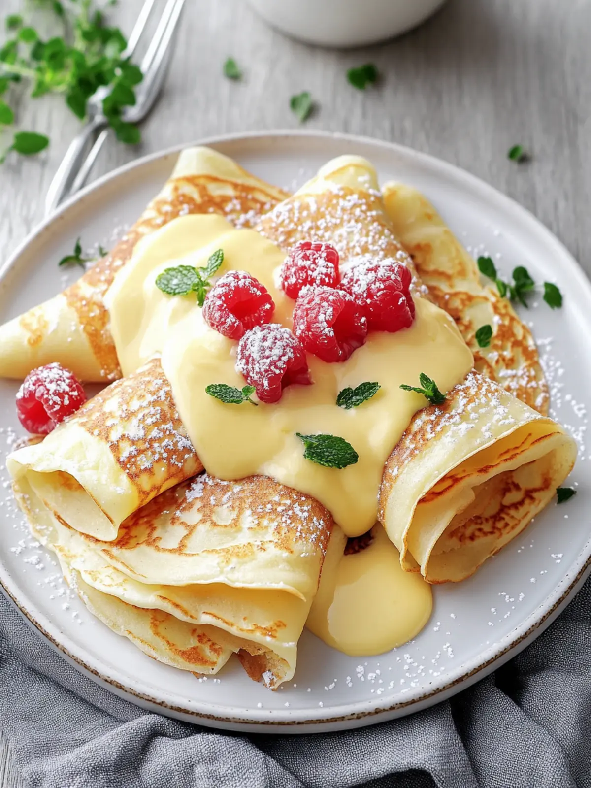 Herzhafte Frühstückscrepes mit Spinat und Käse genießen 2 Herzhafte Frühstückscrepes