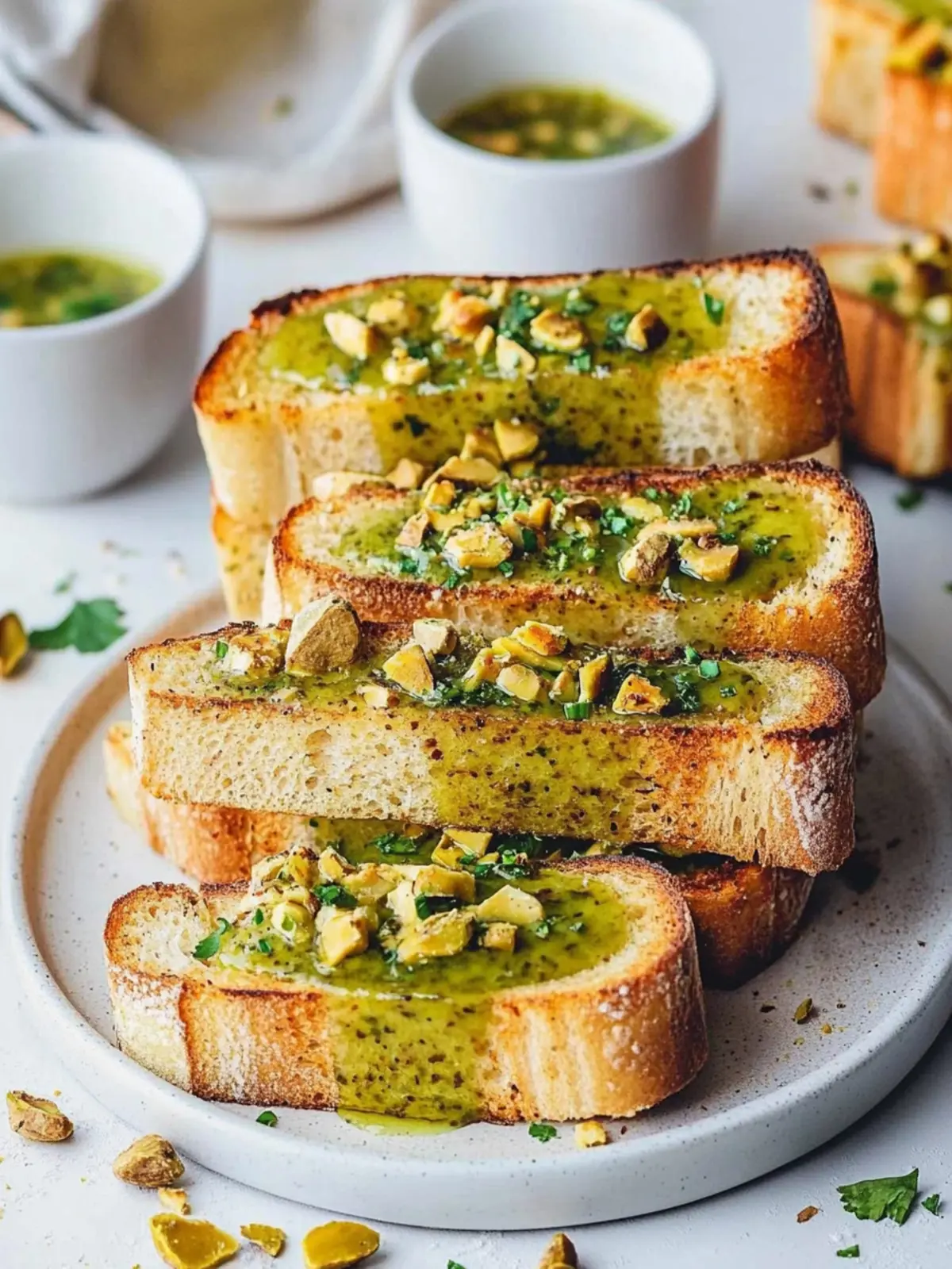 Pistazien Französisch Toast Sticks für ein dekadentes Frühstück 3 Pistazien Französisch Toast Sticks