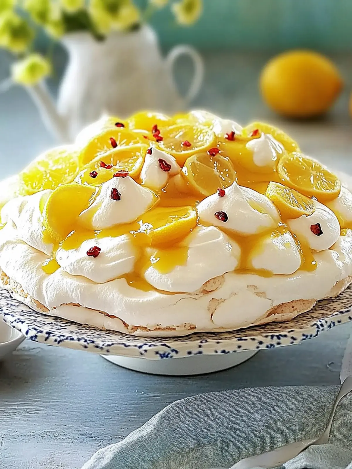 Rezept für Oster-Pavlova mit Lemon Curd-Sahne zum Verlieben 3 Rezept für Oster-Pavlova mit Lemon Curd-Sahne