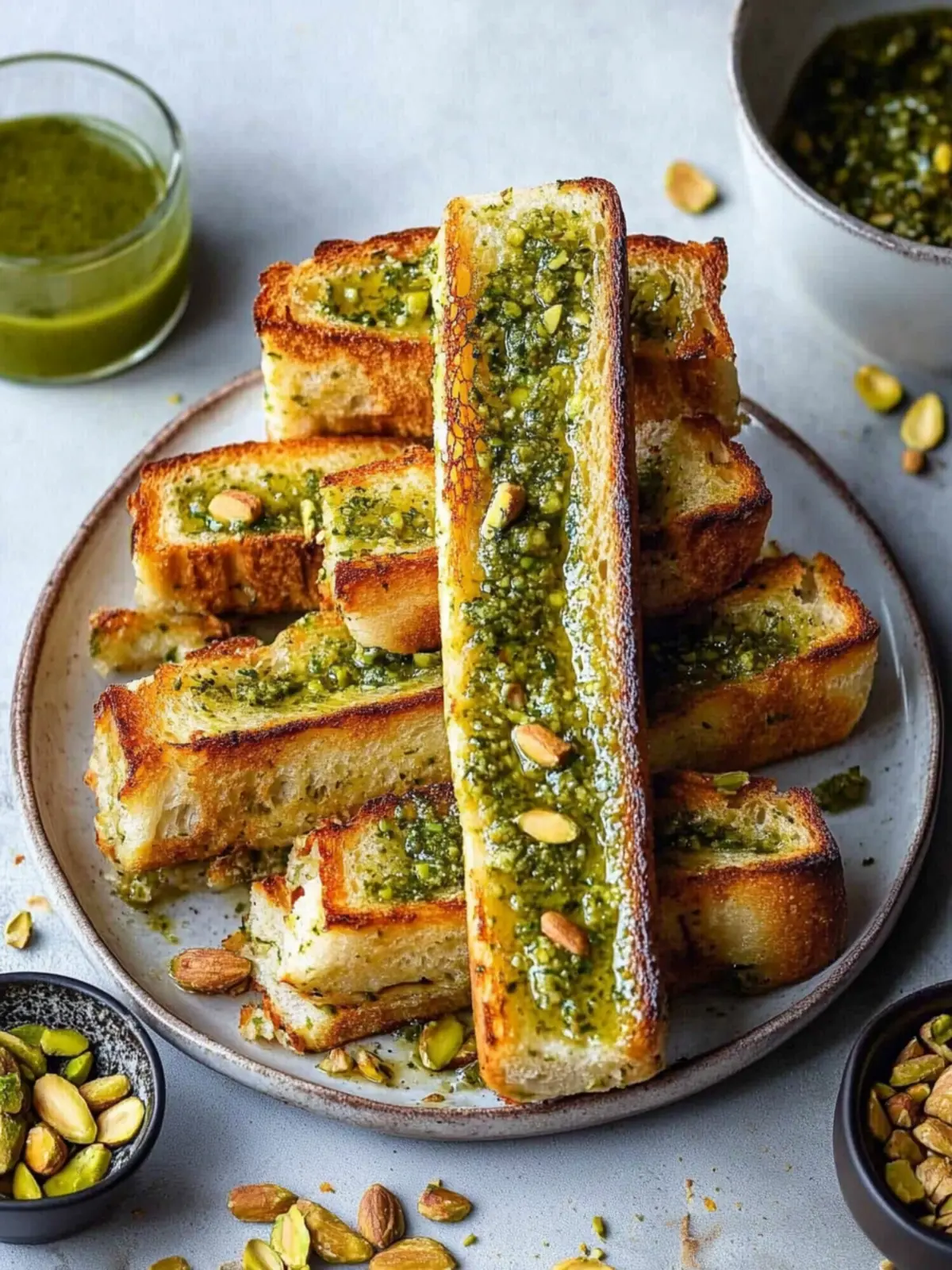 Pistazien Französisch Toast Sticks für ein dekadentes Frühstück 2 Pistazien Französisch Toast Sticks