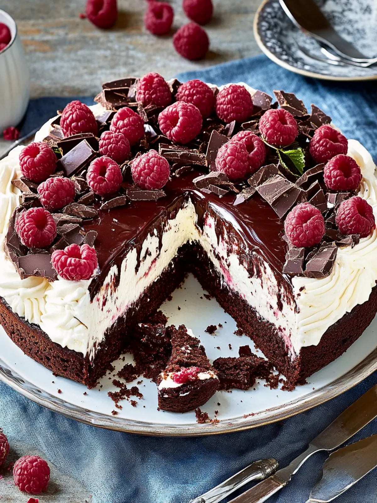 Himbeer-Schoko-Torte: Der perfekte Genuss für Schokoladenfans 5 Himbeer-Schoko-Torte