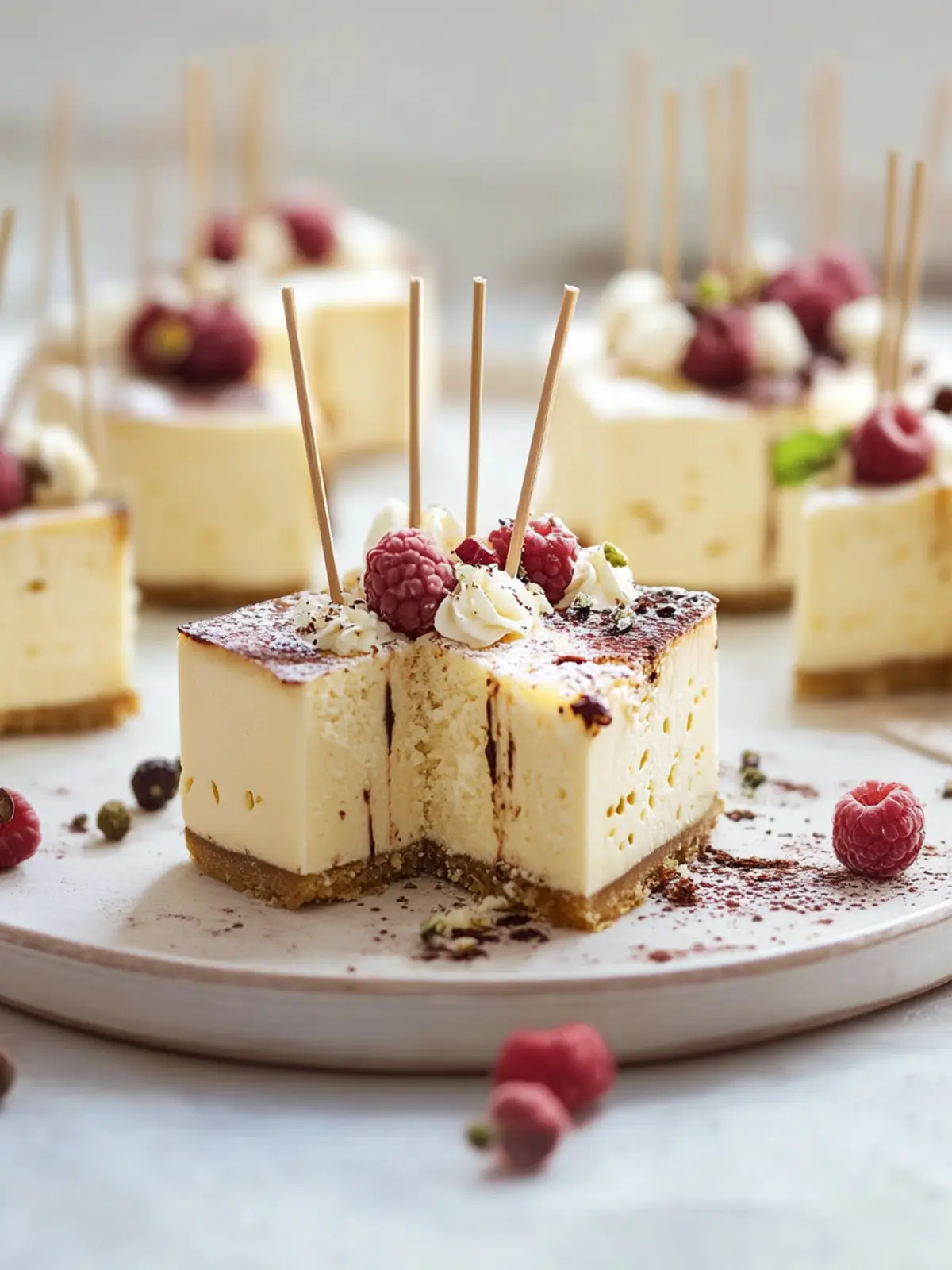 Käsekuchen-Happen: Köstliche Mini-Genüsse für jede Feier 5 Käsekuchen-Happen