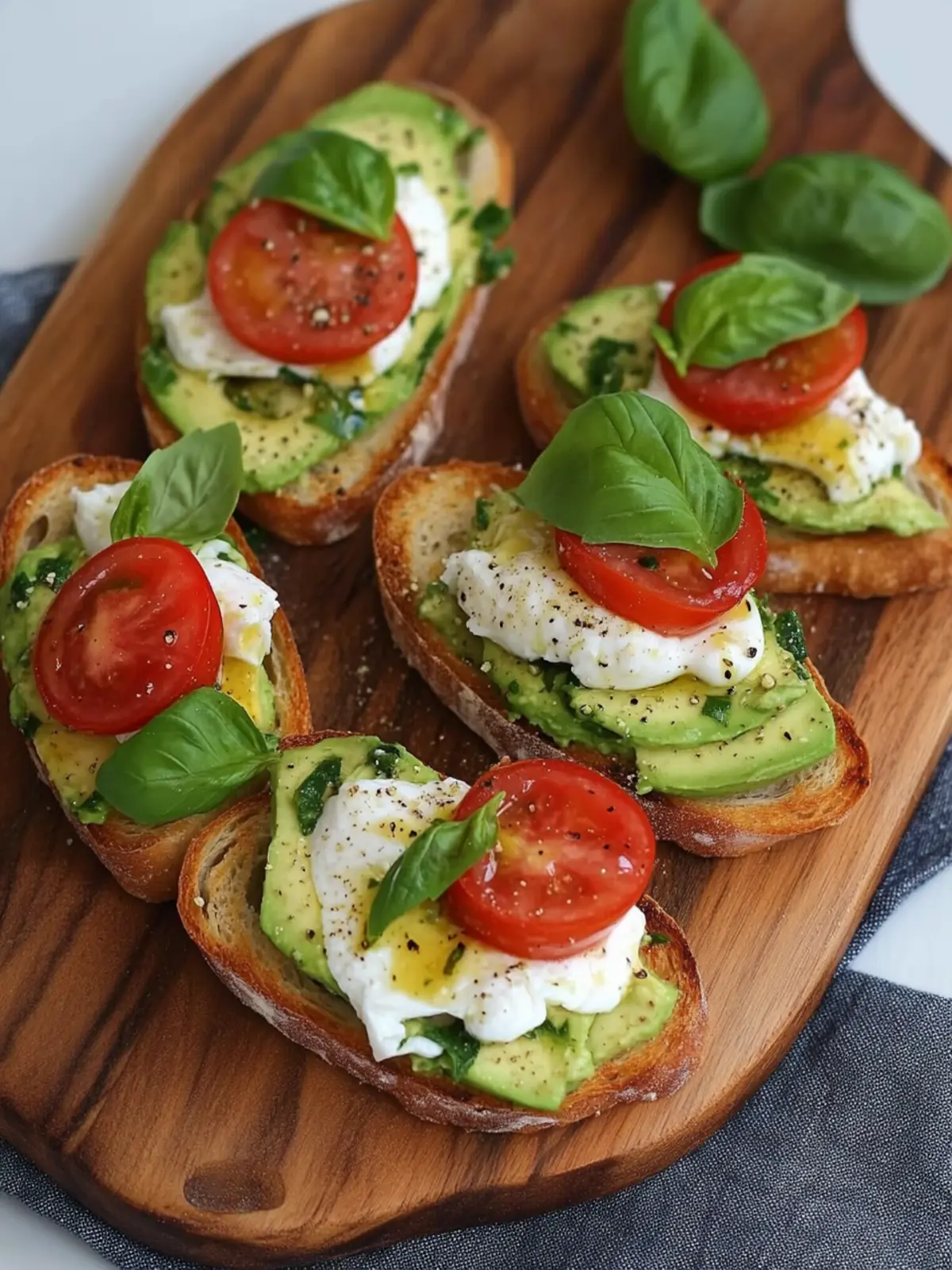 Avocado Burrata Bruschetta – Der perfekte Snack für jeden Anlass 5 Avocado Burrata Bruschetta