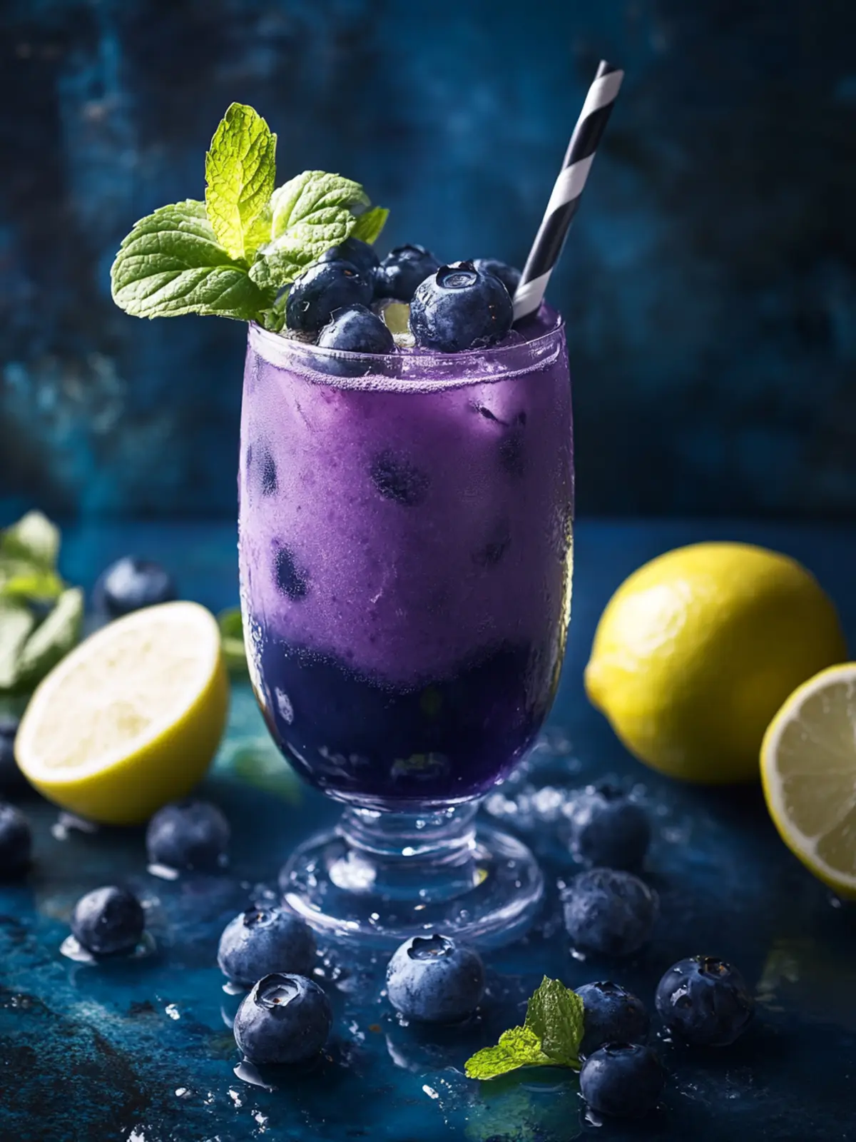 Frische Blaubeer-Limetten-Limonade für heiße Sommertage 5 Blaubeer-Limetten-Limonade