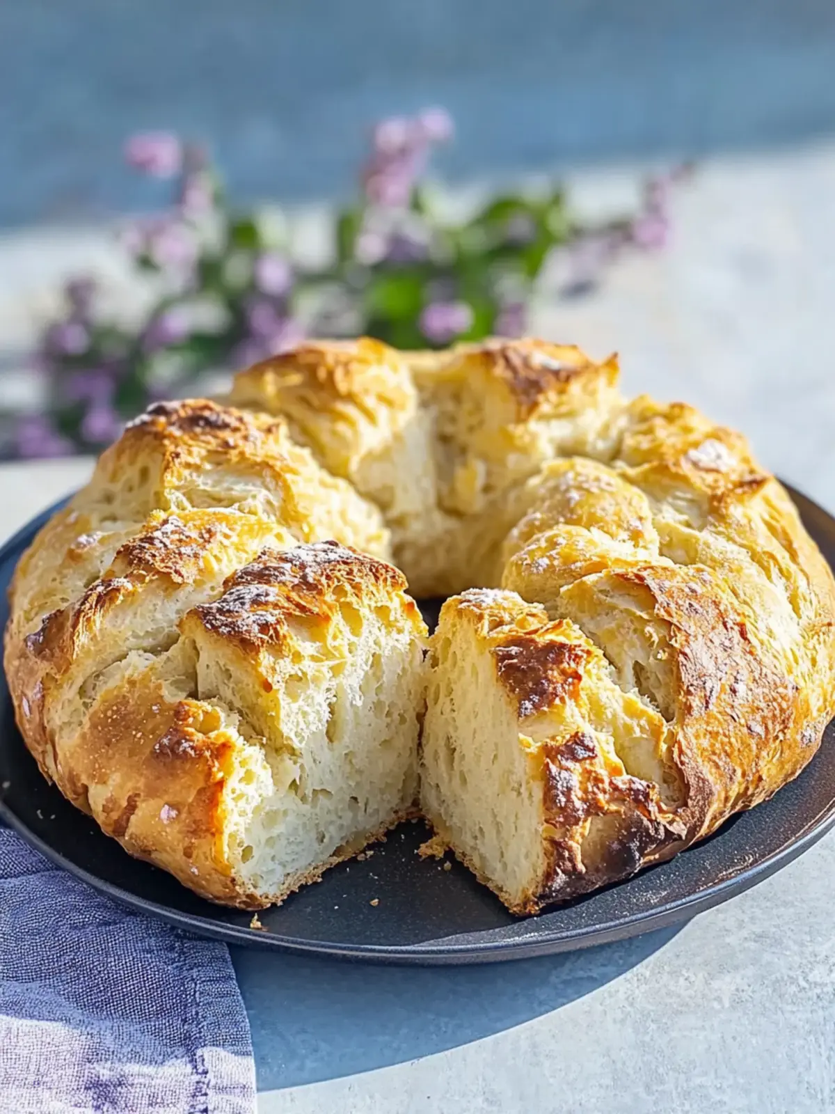 Knuspriges Omnia Knoblauch-Käse-Kräuter-Brot für Genussmomente 4 Omnia Knoblauch-Käse-Kräuter-Brot