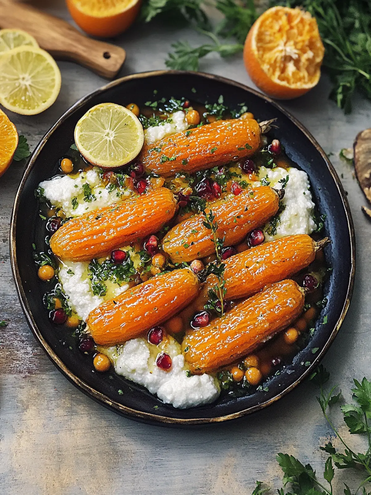 Honig-Harissa Karotten