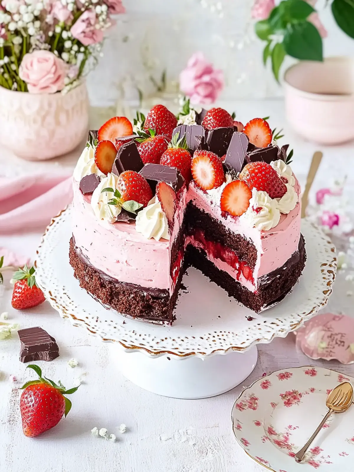 Erdbeer-Schokoladen-Torte Rezept: Ein Genuss für jeden Anlass 2 Erdbeer-Schokoladen-Torte Rezept