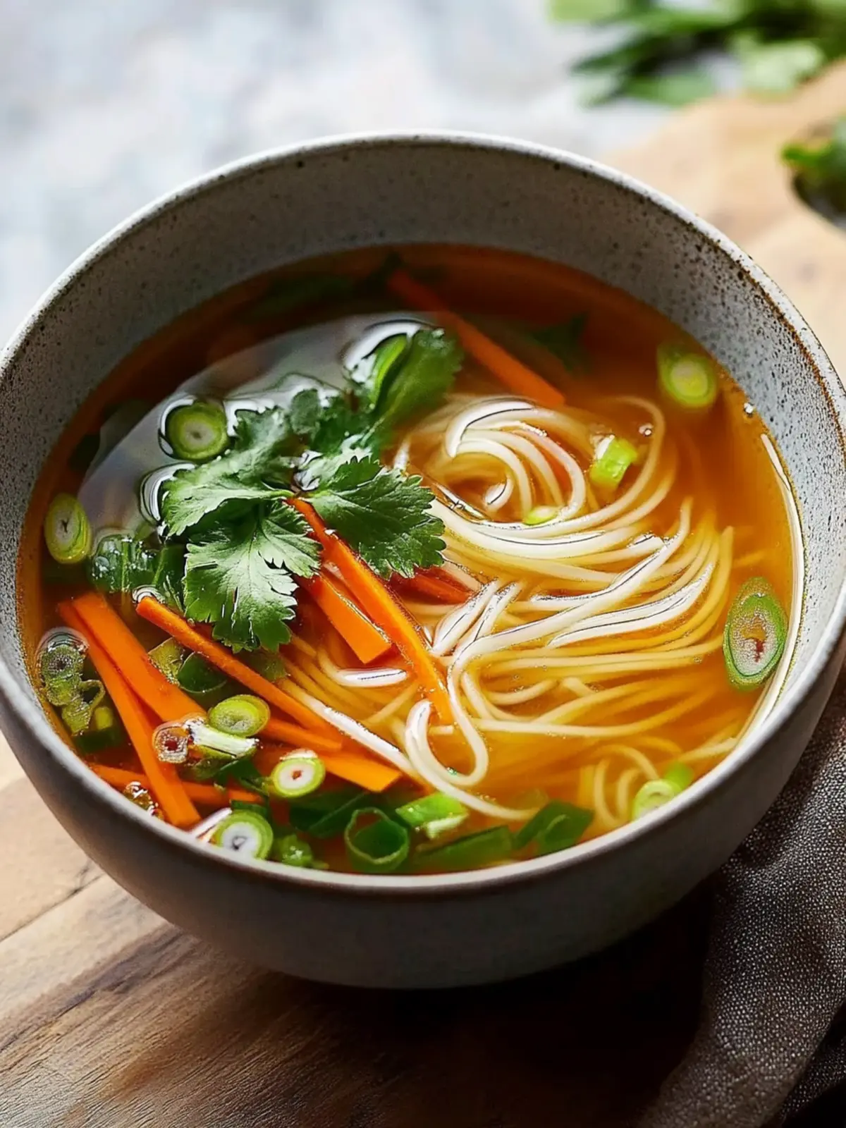 Asiatische Gemüsenudelsuppe: Frisch, gesund und voller Geschmack 2 Asiatische Gemüsenudelsuppe
