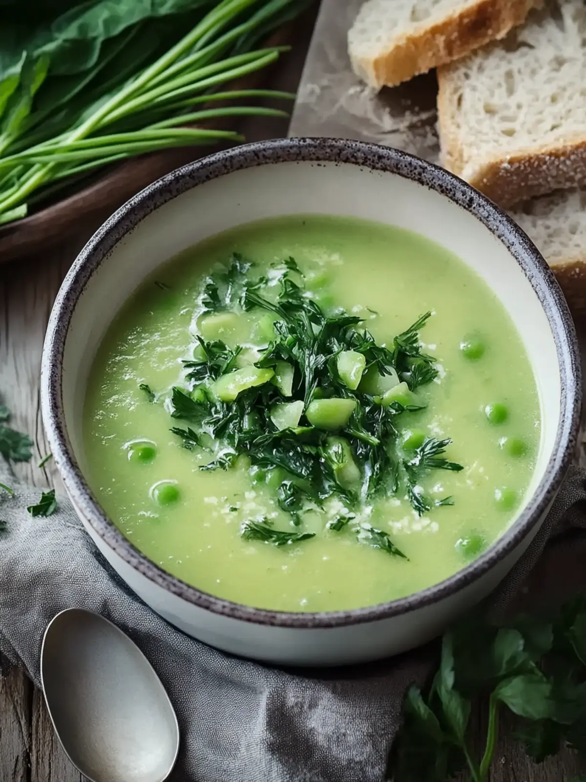 Bärlauchsuppe: Cremige Frühlingsfrische für deinen Tisch 4 Bärlauchsuppe
