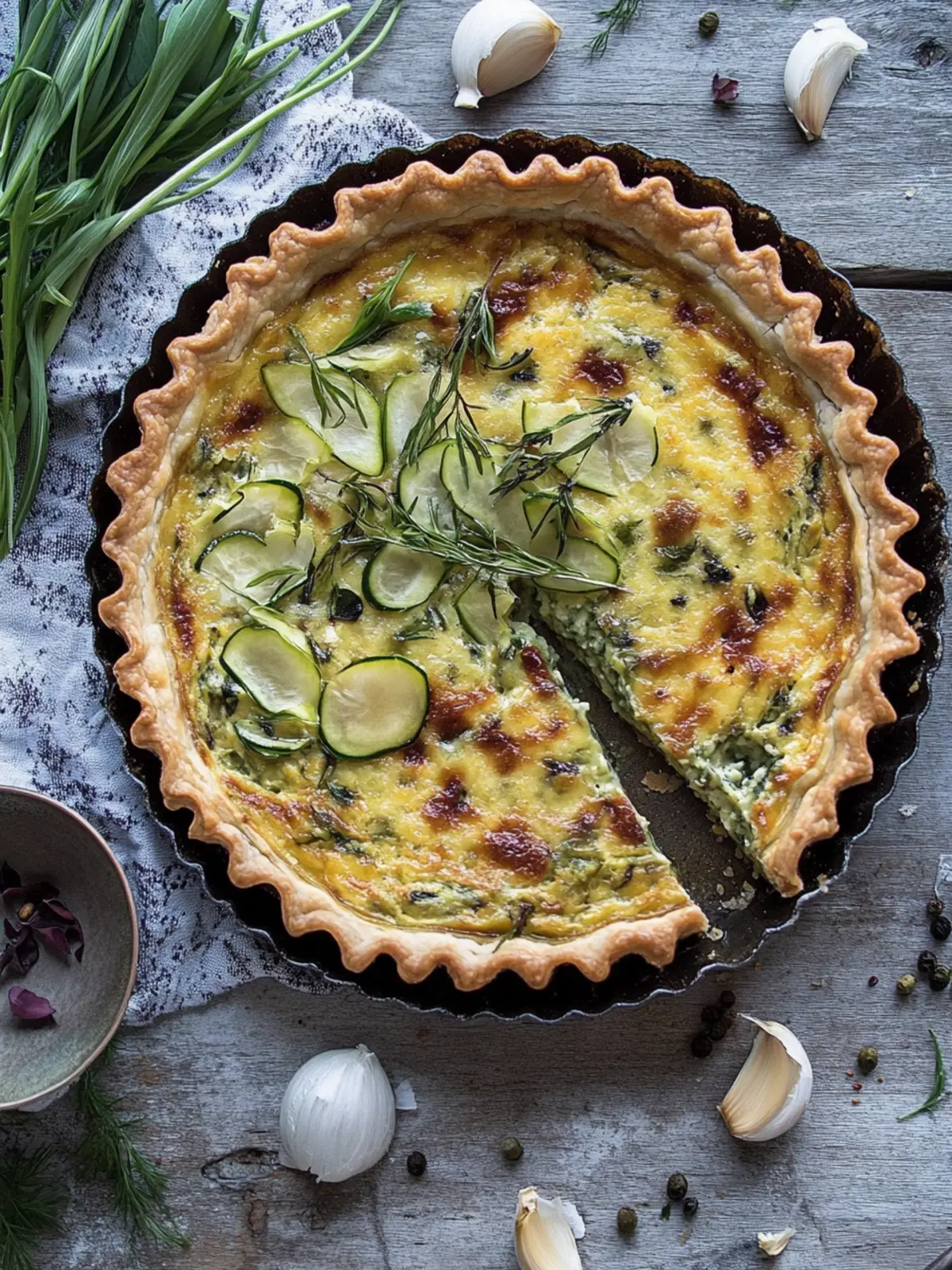 Geniale Bärlauch-Quiche: Frischer Genuss für jeden Anlass 4 Bärlauch-Quiche