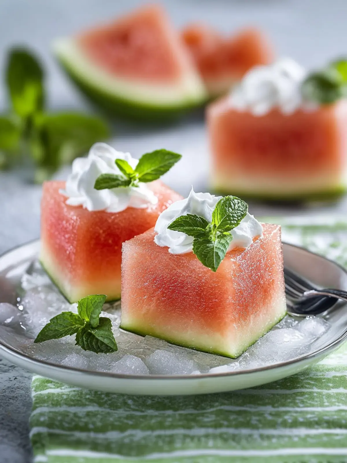 Wassermelonen Traum Quadrate Rezept – Erfrischend und Einfach 2 Wassermelonen Traum Quadrate Rezept
