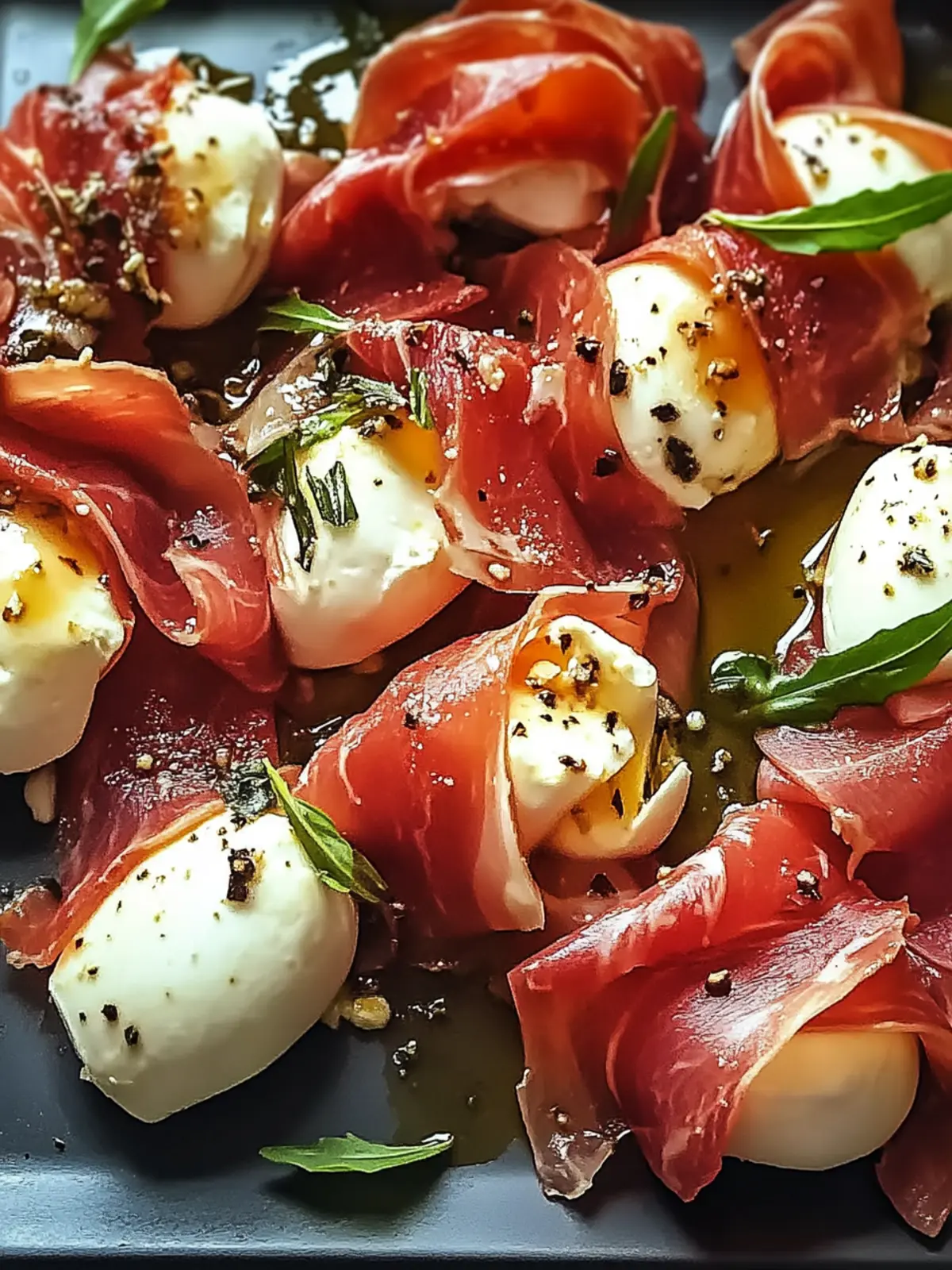 Köstliche Prosciutto umhüllte Mozzarella Häppchen in 30 Min 5 Prosciutto umhüllte Mozzarella Häppchen