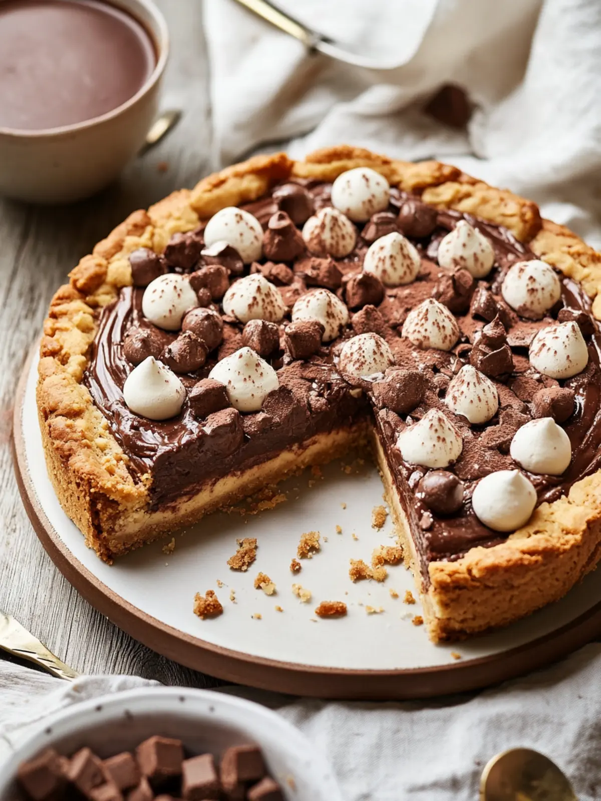 Nutella-Kekse-Kuchen – Das perfekte Dessert für Schokoladenliebhaber 2 Nutella-Kekse-Kuchen