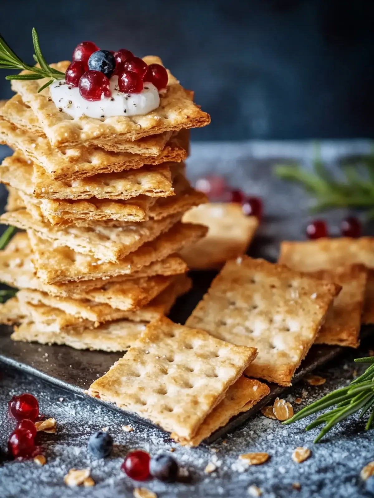 Knusprige, säuerliche Sauerteig-Rest-Kekse für jeden Snack-Liebhaber 3 Knusprige, säuerliche Sauerteig-Rest-Kekse Rezept