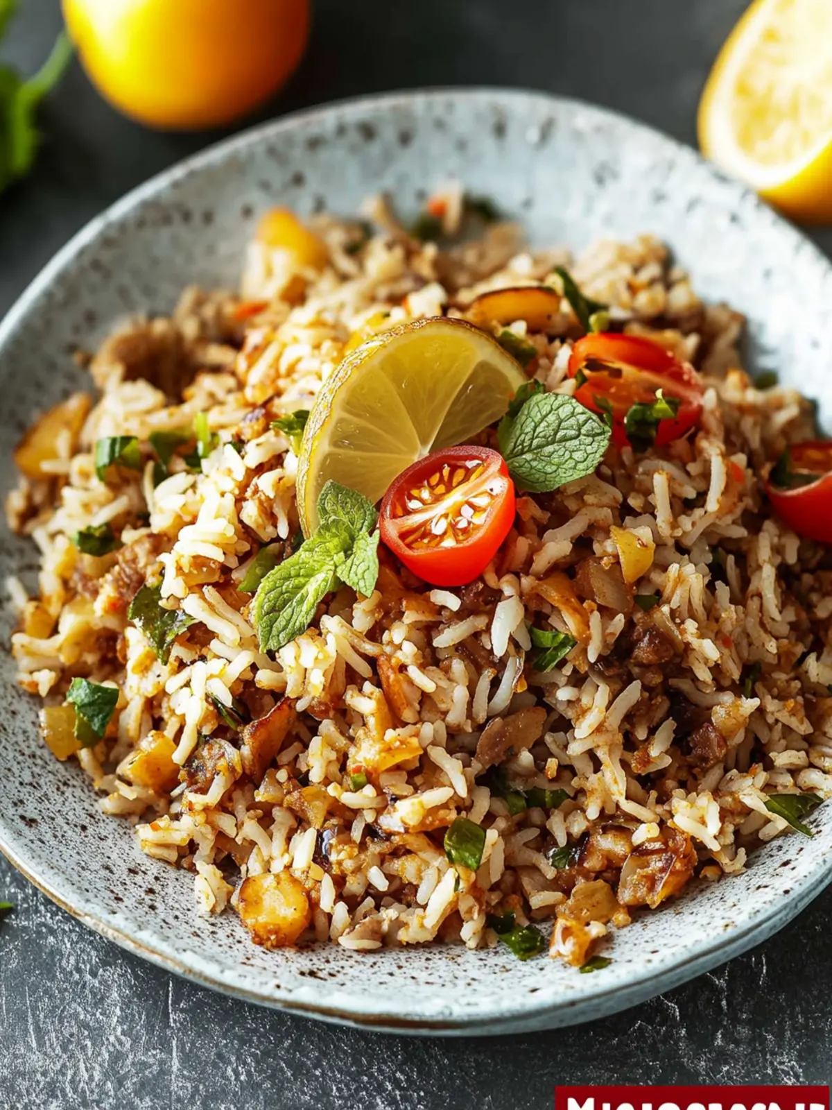 Mujadara: Herzhaftes Rezept für Arabischen Reis mit Linsen 3 Mujadara (Arabischer Reis mit Linsen und Zwiebeln)