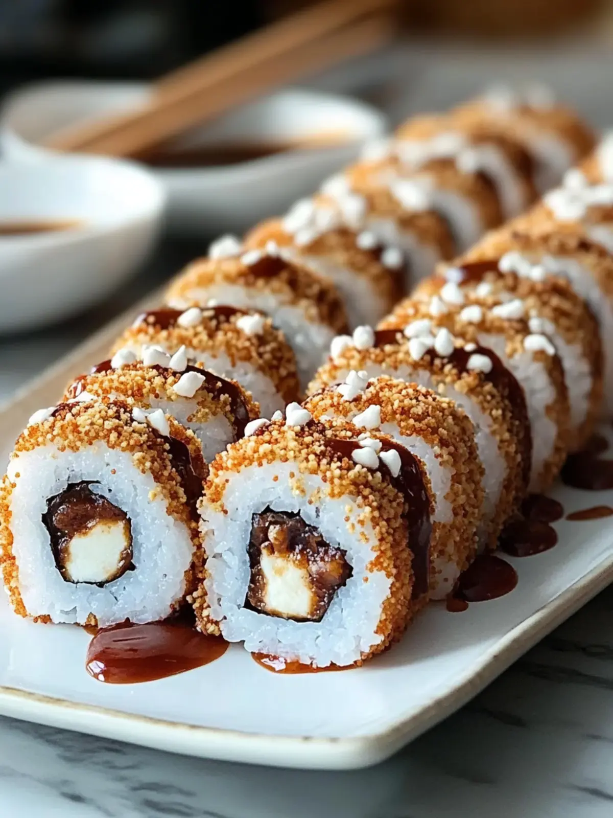 Süße S’mores Sushi Rollen: Einfache 3-Zutaten-Genuss! 4 S’mores Sushi Rollen