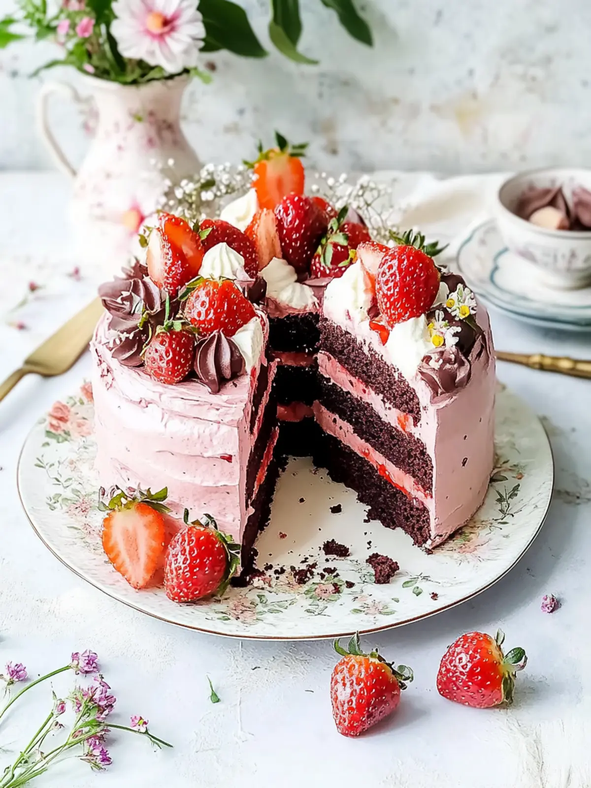 Erdbeer-Schokoladen-Torte Rezept: Ein Genuss für jeden Anlass 4 Erdbeer-Schokoladen-Torte Rezept