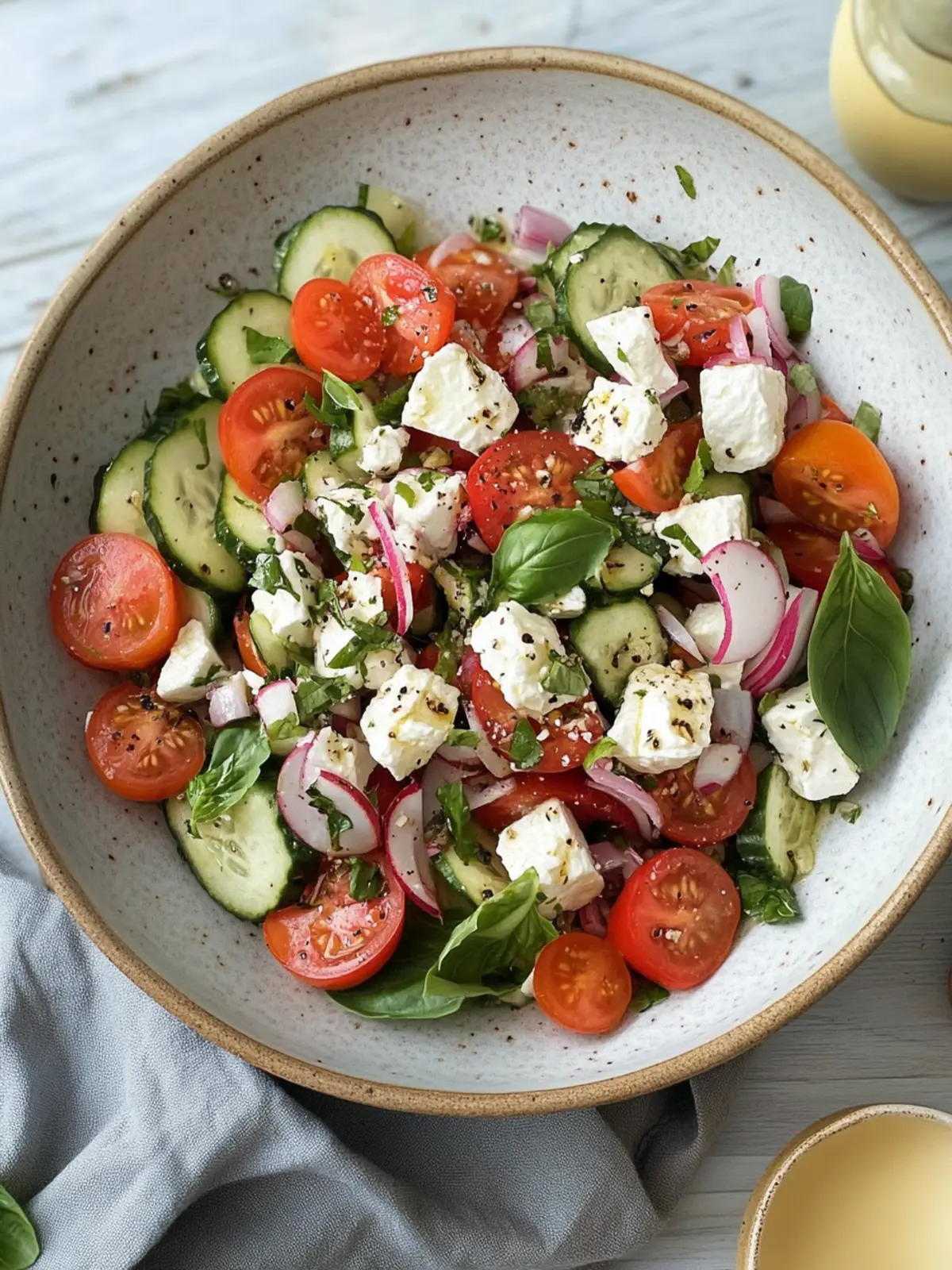 Frischer Griechischer Bauernsalat für den perfekten Sommerspaß 3 Griechischer Bauernsalat