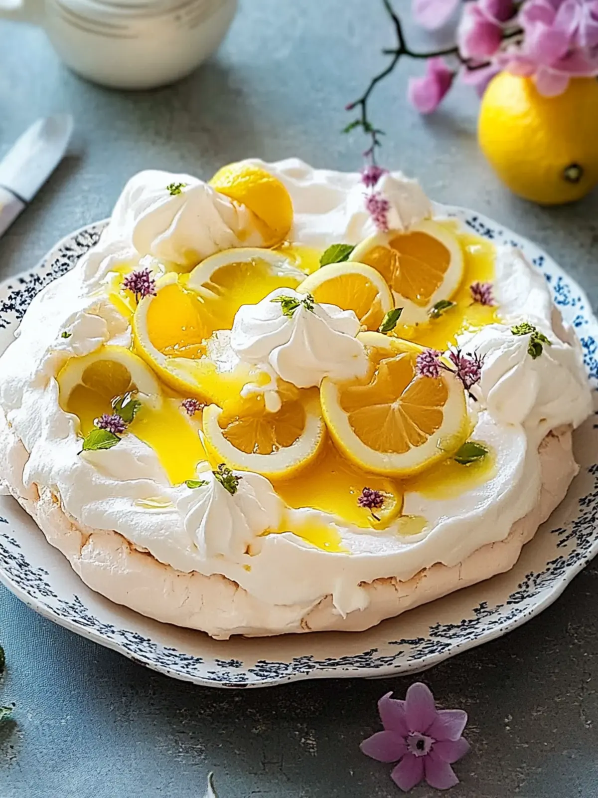 Rezept für Oster-Pavlova mit Lemon Curd-Sahne zum Verlieben 2 Rezept für Oster-Pavlova mit Lemon Curd-Sahne