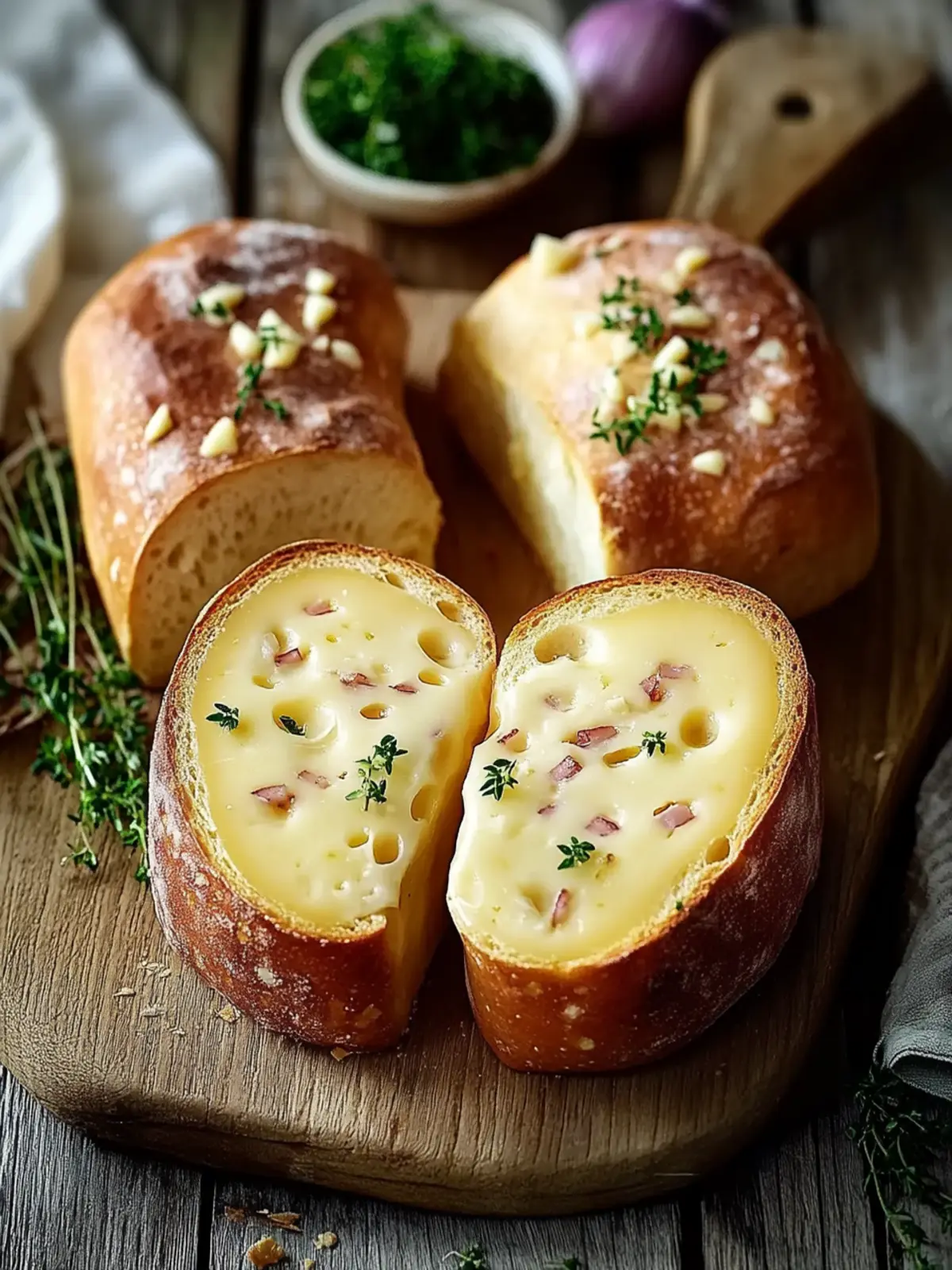 Überbackene Brezeln mit Schinken und Käse: Der ultimative Snack 3 Überbackene Brezeln mit Schinken und Käse: Unwiderstehlicher Käsegenuss