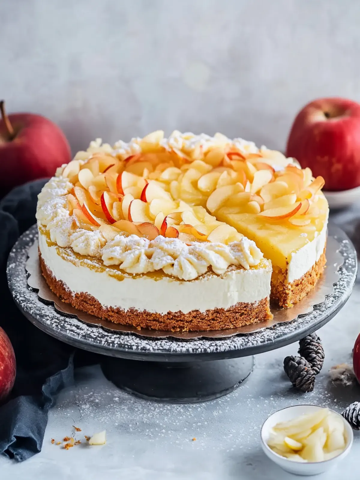 Schwedische Apfeltorte – Fluffiger Genuss für jeden Anlass 2 Schwedische Apfeltorte