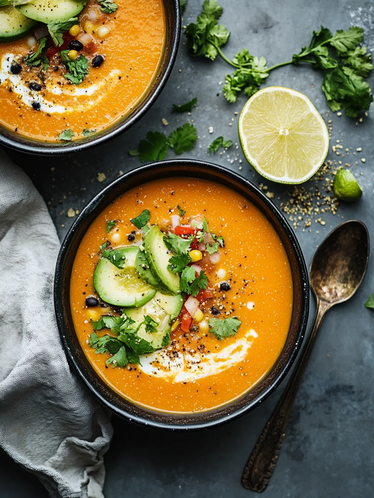 Mexikanische Straßen-Mais-Suppe