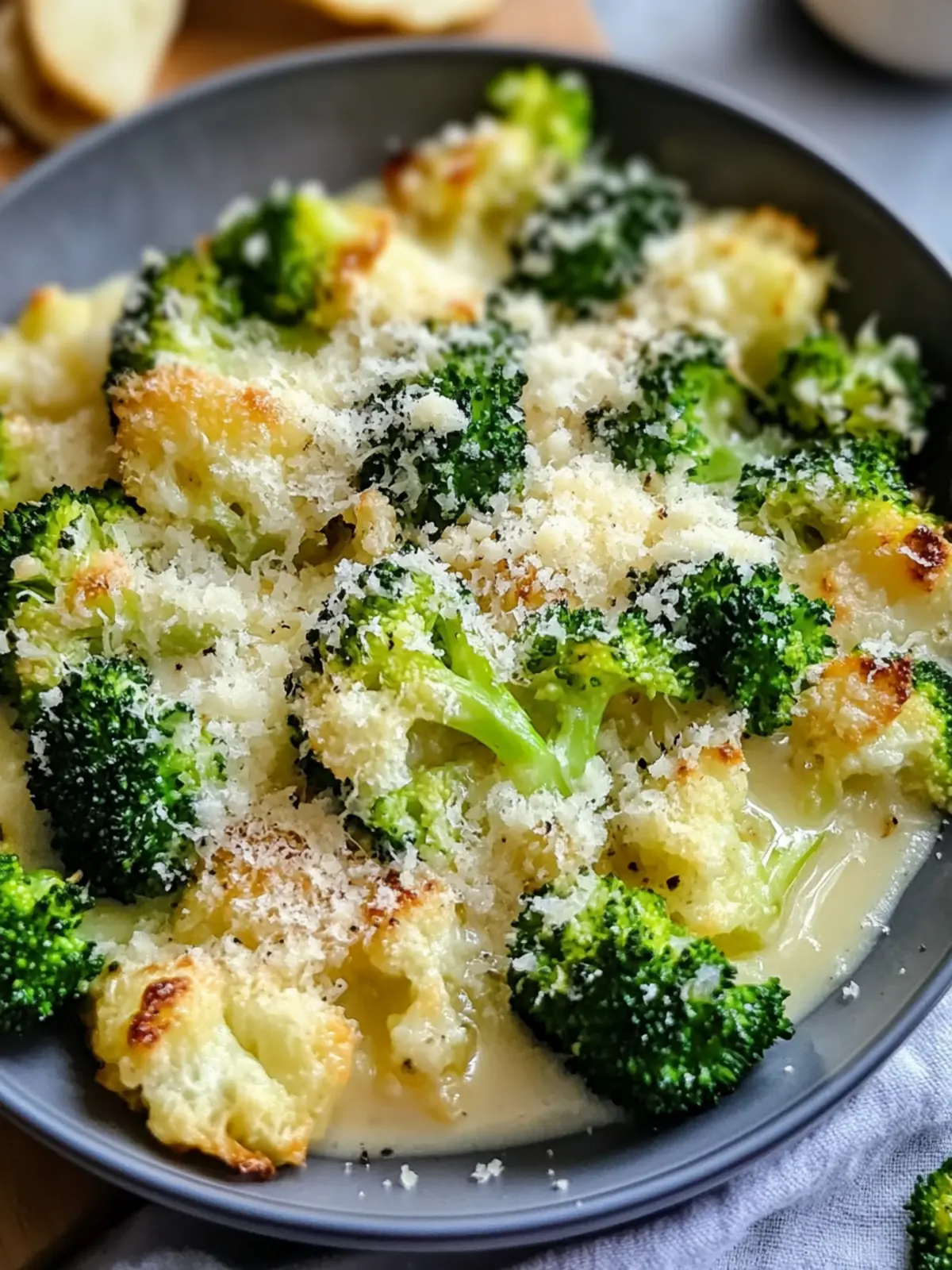 Knoblauch Parmesan gerösteter Brokkoli – Gesund & Lecker! 4 Knoblauch Parmesan gerösteter Brokkoli