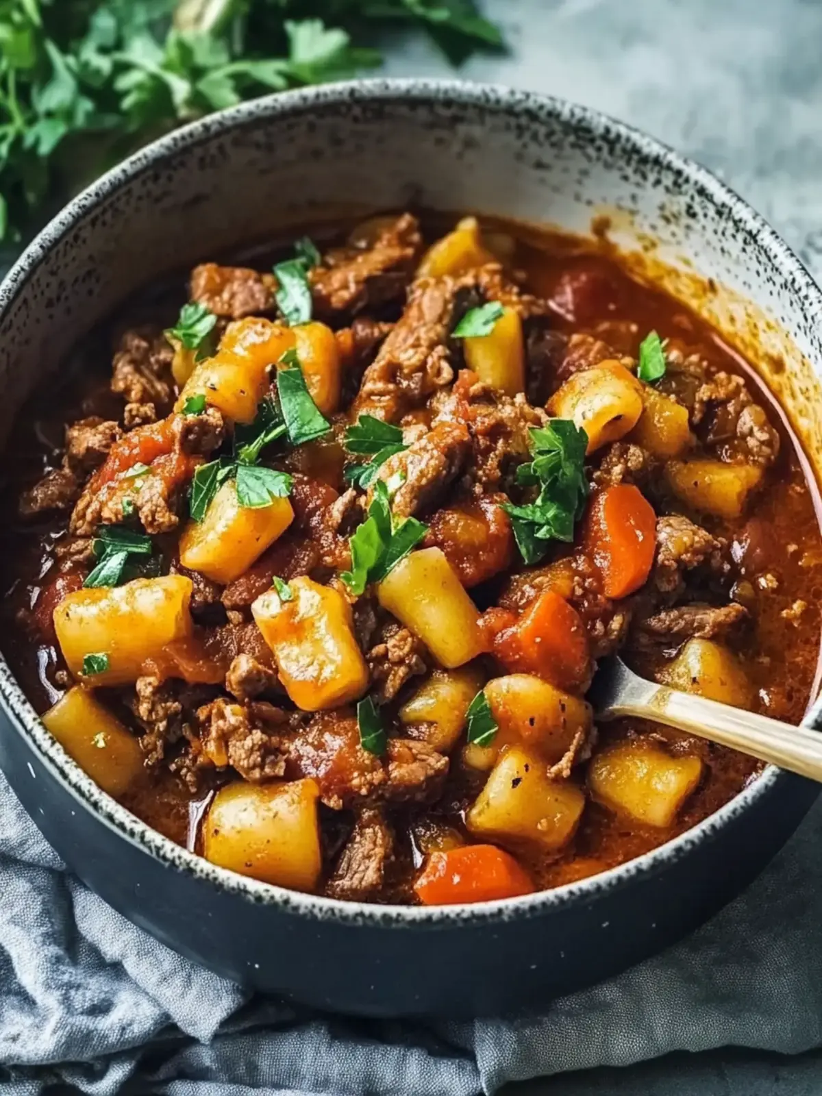 Herzhafter Hackfleisch-Gulasch: Der perfekte Komfort-Eintopf 4 Herzhafter Hackfleisch-Gulasch