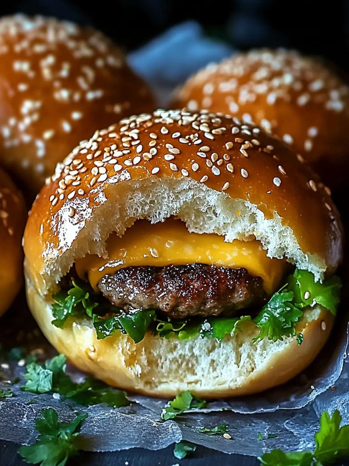 Unwiderstehlich käsige Knoblauch-Parmesan-Burgerbomben selbstgemacht 4 Unwiderstehlich käsige Knoblauch-Parmesan-Burgerbomben