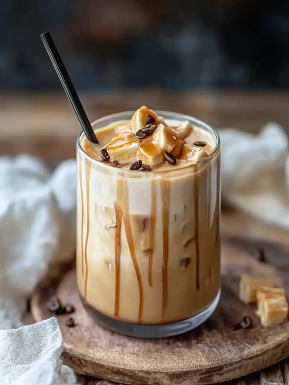 Einfache hausgemachte Karamell-Eiskaffee-Glückseligkeit für jeden Tag 2 Einfache hausgemachte Karamell-Eiskaffee-Glückseligkeit