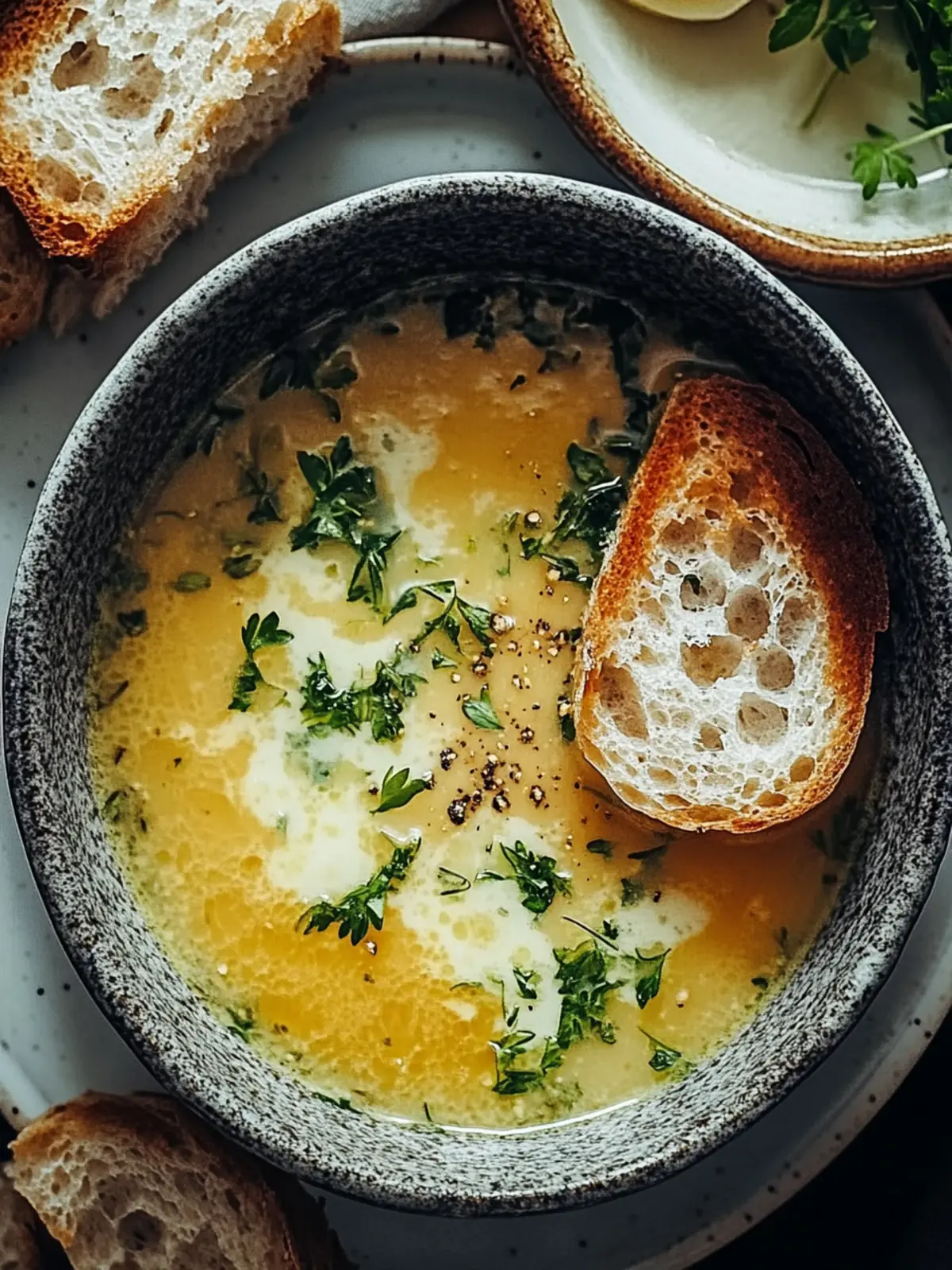 Herzhaftes Knoblauchsuppe Rezept für gemütliche Abende 5 Herzafte Knoblauchsuppe Rezept