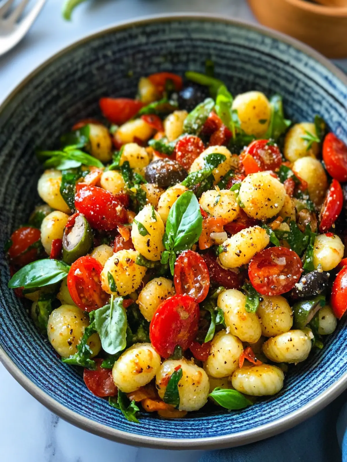 Gnocchi Salat aus dem Airfryer – Mediterraner Genuss leicht gemacht 5 Gnocchi Salat aus dem Airfryer – Mediterraner Genuss
