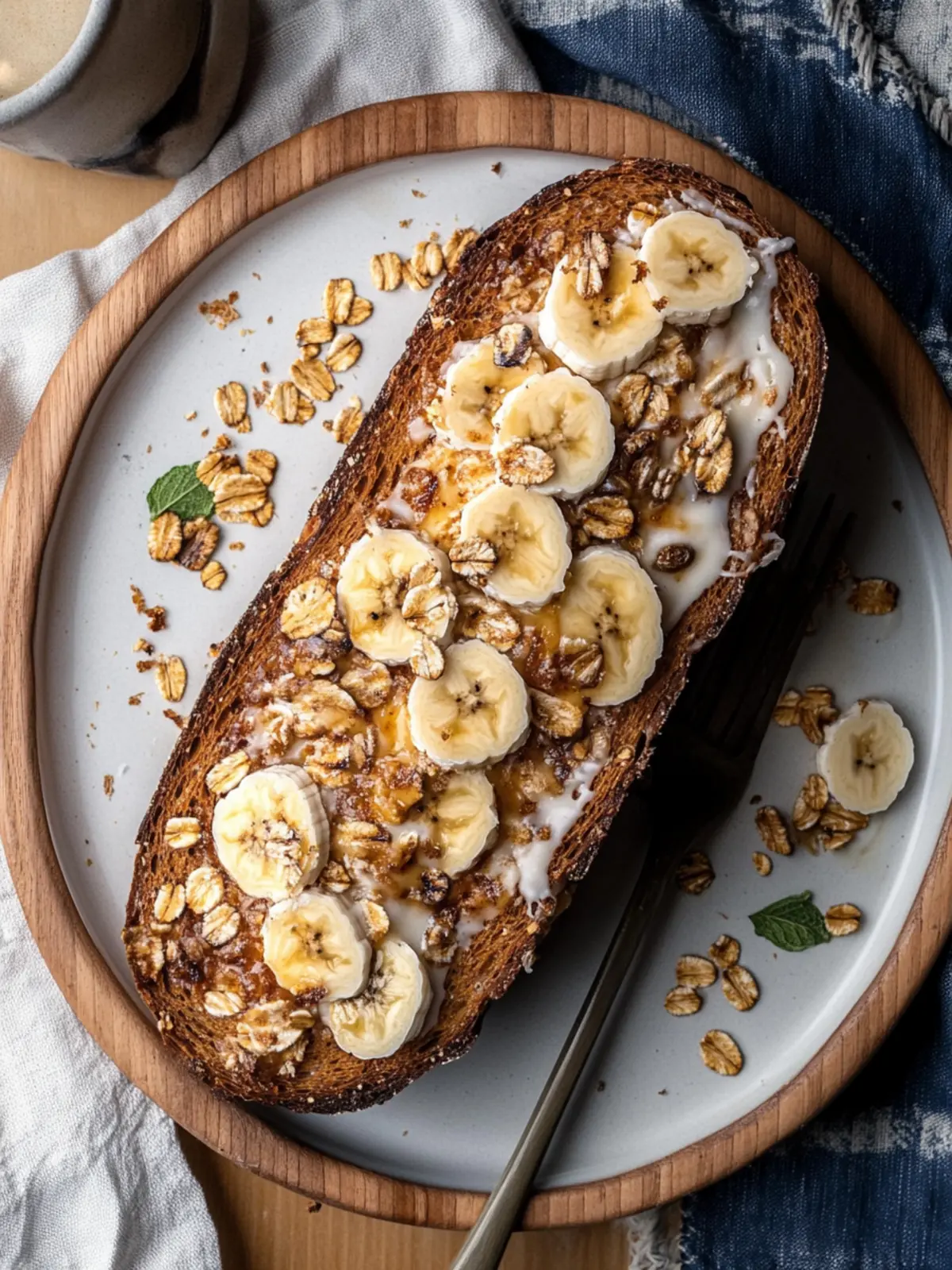 Hüttenkäse Bananen Toast – Schnelles Protein-Frühstück für Dich 3 Hüttenkäse Bananen Toast