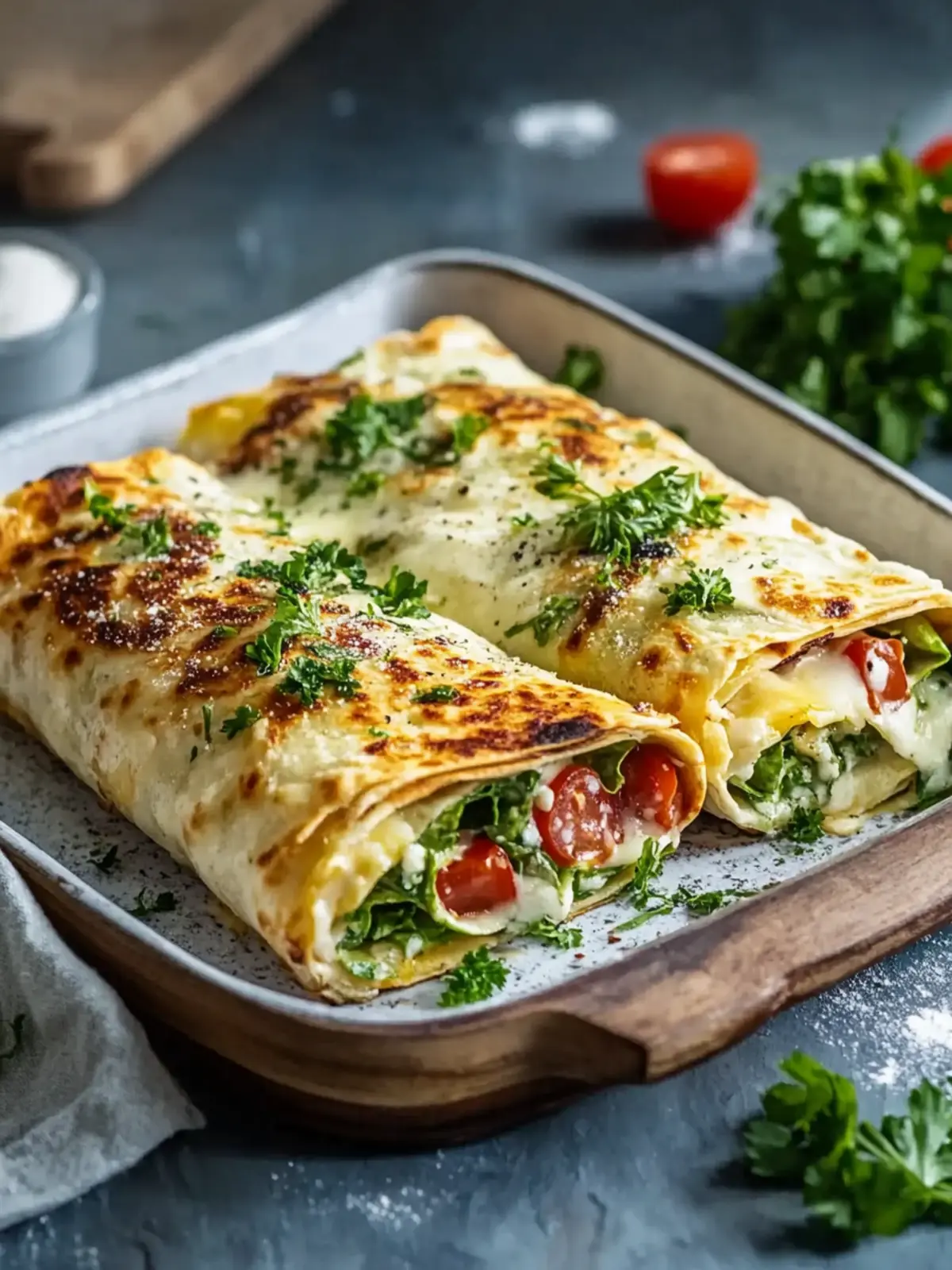 Schnelle Ofenwraps mit Käse für fröhliche Familienabende 3 Schnelle Ofenwraps mit Käse