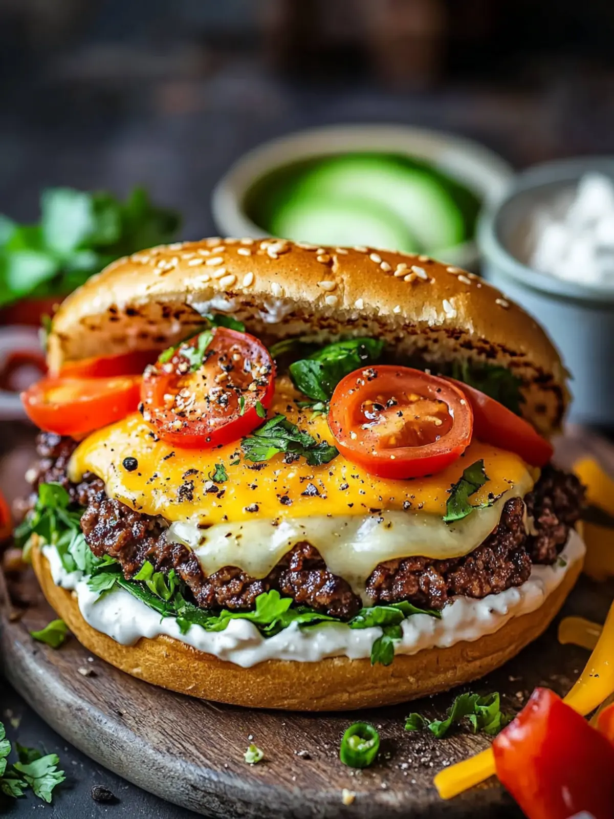 Hohe Protein Käseburger Schalen für gesunde Genussmomente 3 Hohe Protein Käseburger Schalen